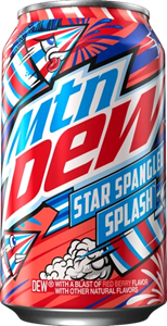 Mountain Dew Star Spangled Splash 12oz