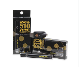 Honeystick Variable Voltage Twist 510 Battery - Black