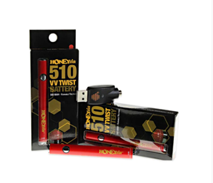 Honeystick Variable Voltage Twist 510 Battery - Red