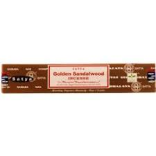 Satya Golden Sandalwood Incense Sticks - 15g