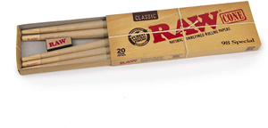 Raw Classic 98 Special Pre-Rolled Cones - 20 Pack