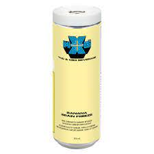 XMG+ BANANA BRAIN FREEZE THC + CBG + CAFFEINE Blend - 355ml