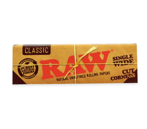 Raw Classic 1 1/4 Single Wide Cut Corners Rolling Papers