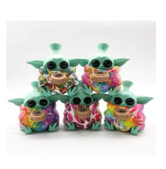 Silicone Baby Yoda Bong