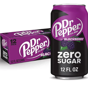 Dr Pepper Blackberry Zero Sugar - 355ml
