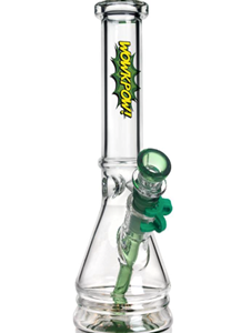 10" WowkPow! Beaker Bong - Green