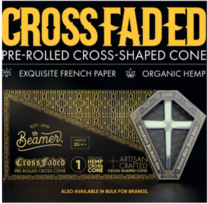 Beamer Cross Shaped Pre-Rolled Cone