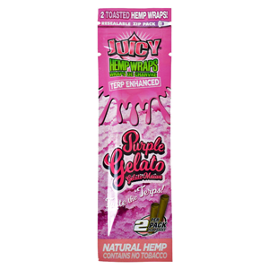JUICY HEMP WRAPS TERP ENHANCED - Purple Gelato