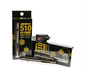 Honeystick Variable Voltage Twist 510 Battery - Silver